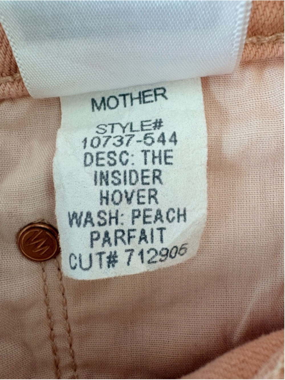 MOTHER SUPERIOR Insider Hover Devil May Care Sz 24 (12.5W) PeachParfait #333 NWT - Picture 11 of 16